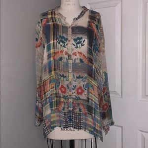 Johnny Was Rayon Blouse